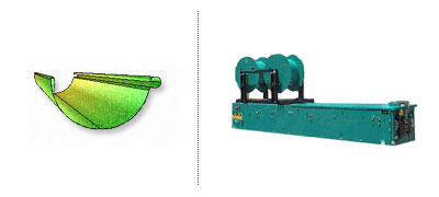 round downspout forming machine
